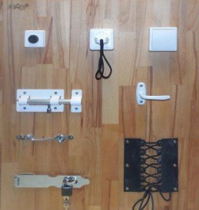 Настенная панель для эрготерапии (вариант 3) - fgospostavki.ru - Дмитров