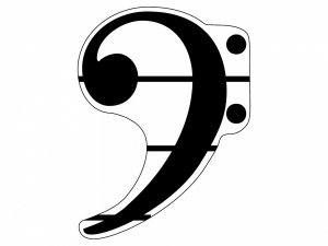 Набор магнитных карточек "Басовый ключ "фа" (3 штуки) - fgospostavki.ru - Дмитров