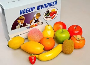 Набор муляжей фруктов - fgospostavki.ru - Дмитров