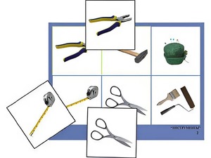 Логопедическое лото "Инструменты" (4 планшета, 24 карточки, цветное, ламинированное) - fgospostavki.ru - Дмитров