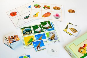 Лото "Иностранный язык" (3 игры, 6 планшетов, 36 карточек, цветные, ламинированные) - fgospostavki.ru - Дмитров