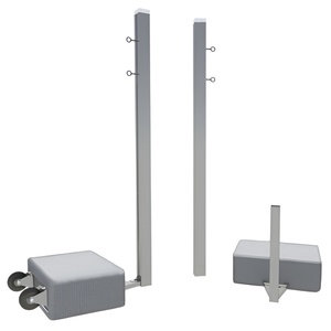 Бадминтонные стойки мобильные (с противовесами, на колесах) - fgospostavki.ru - Дмитров