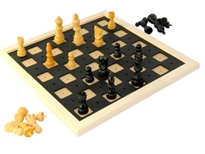 Шахматы тактильные (34х34 см) - fgospostavki.ru - Дмитров