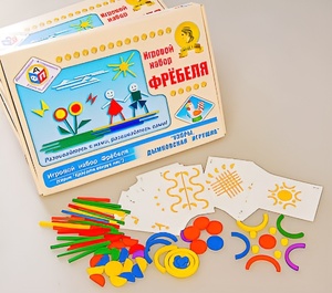 Игровой набор Фребеля "Узоры. Дымковская игрушка" (серия "Красота вокруг нас") - fgospostavki.ru - Дмитров