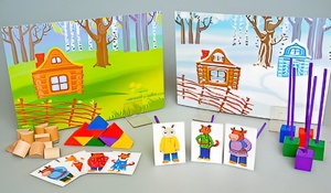 Игровой набор Фребеля "Заюшкина избушка" (серия "Сказочный мир". Выпуск 1) - fgospostavki.ru - Дмитров