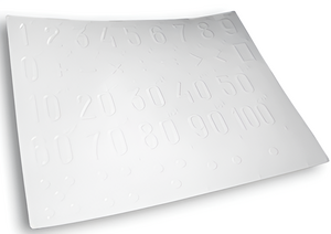 Пособие для слабовидящих детей - Сигнальные карточки по математике - fgospostavki.ru - Дмитров