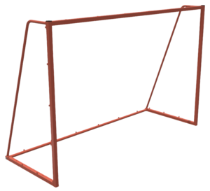 Ворота для минифутбола (2 штуки, без сетки) - fgospostavki.ru - Дмитров