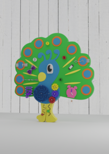 Бизиборд «Радостный павлин» - fgospostavki.ru - Дмитров