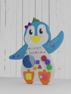 Бизиборд «Радостный пингвин» - fgospostavki.ru - Дмитров