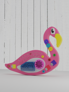 Бизиборд «Розовый фламинго» - fgospostavki.ru - Дмитров