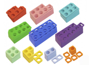 Нумирошка. Набор цветных пластиковых форм 100 шт. по методике Нумикон - fgospostavki.ru - Дмитров