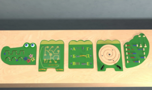 Бизиборд «Крокодил Гена» - fgospostavki.ru - Дмитров