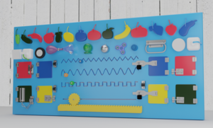 Бизиборд «Фрукты и овощи» - fgospostavki.ru - Дмитров