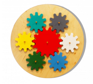 Бизиборд «Цветные шестеренки» - fgospostavki.ru - Дмитров