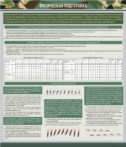 Стенд "Физическая подготовка" - fgospostavki.ru - Дмитров