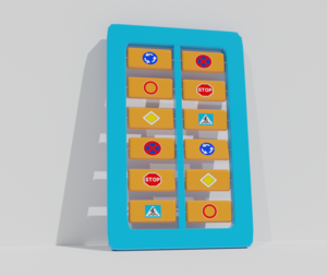 Игровая панель «Дорожные знаки»  - fgospostavki.ru - Дмитров