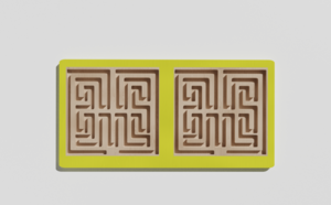 Межполушарная доска №13 желтая - fgospostavki.ru - Дмитров