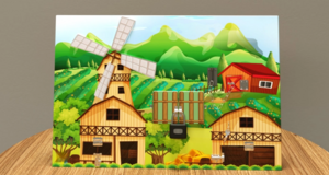 Настенная панель «Деревенский двор» - fgospostavki.ru - Дмитров