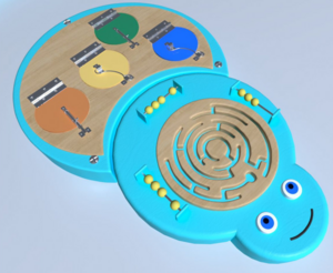 Настенный игровой элемент «Гусеница» - fgospostavki.ru - Дмитров