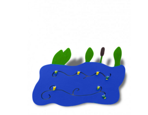 Тактильно-развивающая панель «Пруд» - fgospostavki.ru - Дмитров