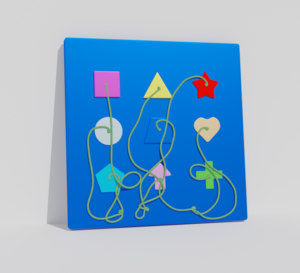 Тактильно-развивающая панель «Геометрия» - fgospostavki.ru - Дмитров