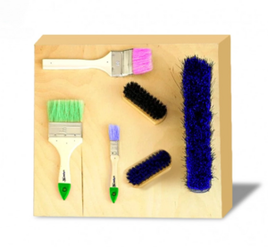 Тактильно-развивающая панель с мягкими кисточками - fgospostavki.ru - Дмитров