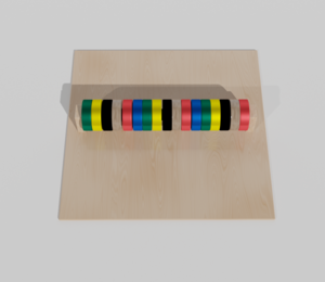 Тактильно-развивающая панель с разноцветными кругами - fgospostavki.ru - Дмитров