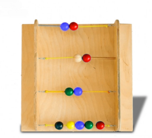 Тактильно-развивающая панель с текстурами и радужными шариками - fgospostavki.ru - Дмитров