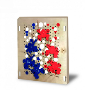 Тактильно-развивающая панель «Цветные лягушки» - fgospostavki.ru - Дмитров