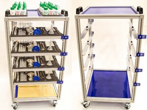 Мобильная стойка для хранения наборов ГИА по химии - fgospostavki.ru - Дмитров