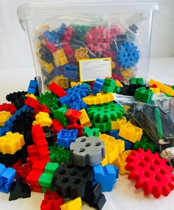 Конструктор Шестеренки (STEM Junior) 300 деталей  - fgospostavki.ru - Дмитров