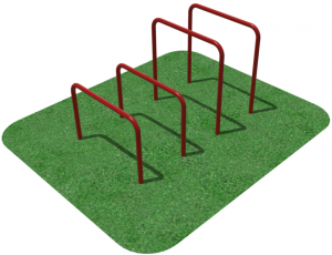 Упоры для отжимания цельносварные, разноуровневые  - fgospostavki.ru - Дмитров