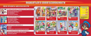 Стенд "Позаботься о своей безопасности" - fgospostavki.ru - Дмитров