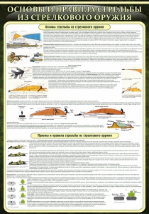 Стенд "Основные правила стрельбы из стрелкового оружия" - fgospostavki.ru - Дмитров