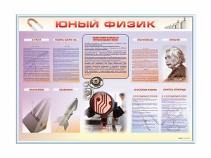 Стенд-уголок "Юный физик" - fgospostavki.ru - Дмитров
