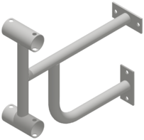 Кронштейн настенный (двухрядный) - fgospostavki.ru - Дмитров