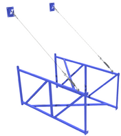 Ферма баскетбольная вынос 2 метра для щита из оргстекла 1,8х.1,05 метра - fgospostavki.ru - Дмитров