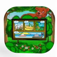 Профессиональный сенсорный настенный логопедический комплекс "Мишка" Logo 2 - fgospostavki.ru - Дмитров