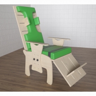 Стул для ребенка с ОВЗ с регулируемой подножкой «Адаптация» №1 - fgospostavki.ru - Дмитров