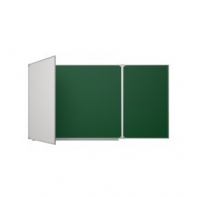 Доска аудиторная трехэлементная магнитная комбинированная полимерная (3400*1000) - fgospostavki.ru - Дмитров