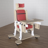 Стул для ребенка с ОВЗ «Новые горизонты» №2 со столешницей красный - fgospostavki.ru - Дмитров