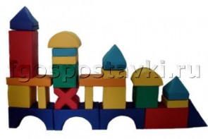 Мягкий модуль-конструктор "Архитектор" (24 элемента) - fgospostavki.ru - Дмитров