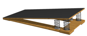 Мостик гимнастический подкидной усиленный (4 пружины) - fgospostavki.ru - Дмитров