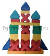 Мягкий модуль-конструктор "Башня" (21 элемент) - fgospostavki.ru - Дмитров