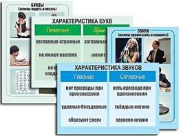 Модель-аппликация "Ступени к грамоте. Звуки и буквы русского языка" (ламинированная) - fgospostavki.ru - Дмитров