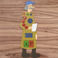 Бизиборд «Почтальон Печкин» - fgospostavki.ru - Дмитров