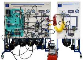 Лабораторный стенд «Пневматическая система грузового автомобиля КАМАЗ с прицепом» - fgospostavki.ru - Дмитров