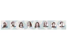 Стенд-лента "Выдающиеся деятели математики" - fgospostavki.ru - Дмитров