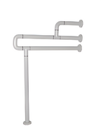 Поручень напольно-настенный с антибактериальным покрытием (белый) - fgospostavki.ru - Дмитров