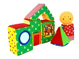 Развивающая игрушка для детей с нарушением зрения "Конструктор Колобок" - fgospostavki.ru - Дмитров